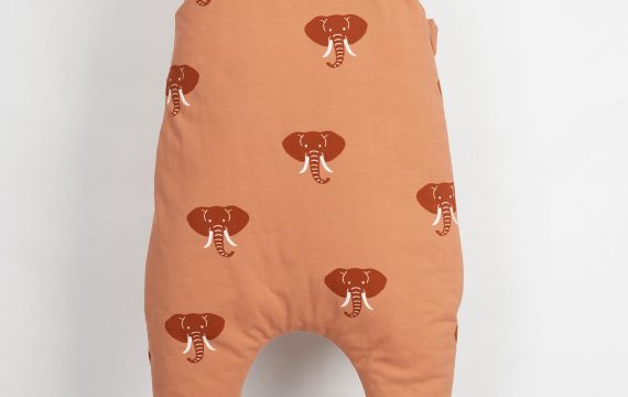 sleeping bag kids apricot elephant